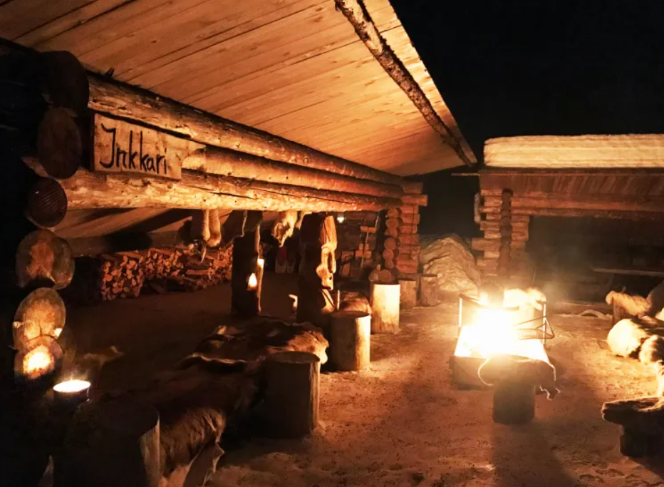 illanvietto Levillä